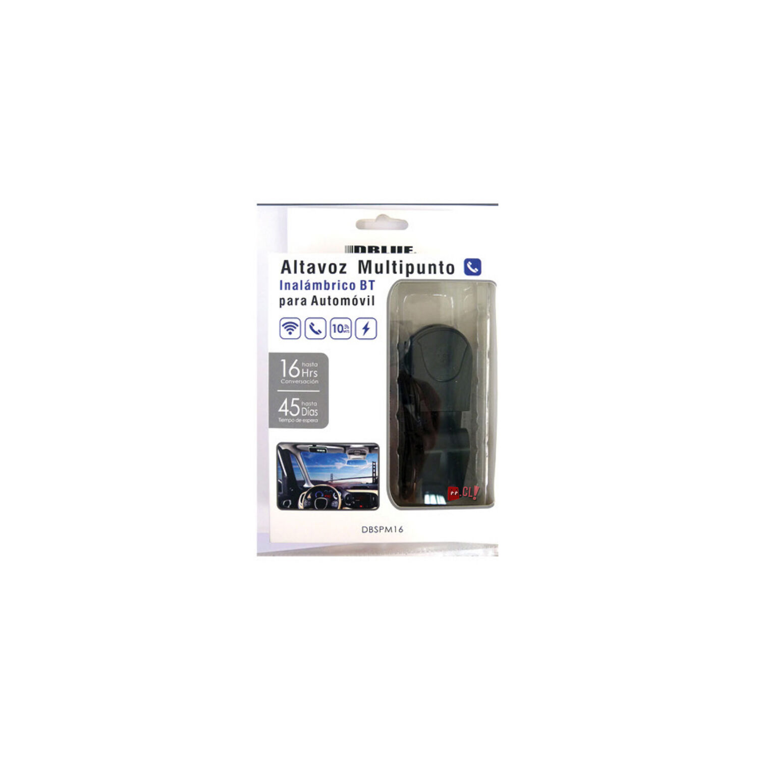 Manos Libres Bluetooth Multipunto Parlante Para Auto - Ps image number 2.0