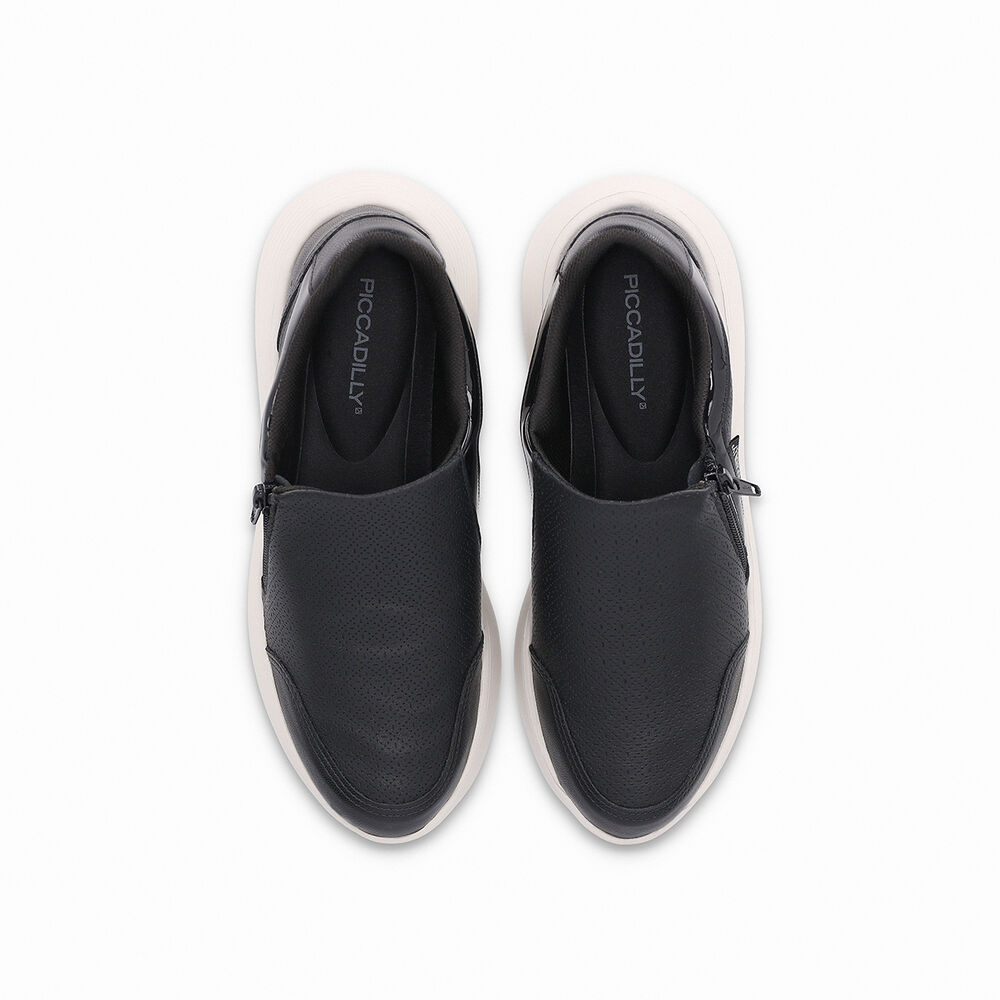 Zapatilla Urbana Mujer Negro/blanco Eliane Piccadilly image number 2.0