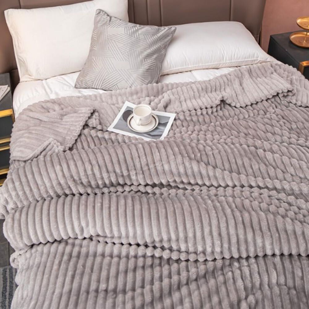 Manta Gruesa Frazada Polar Suave Ropa Cama 150 X 200 Sherpa image number 3.0