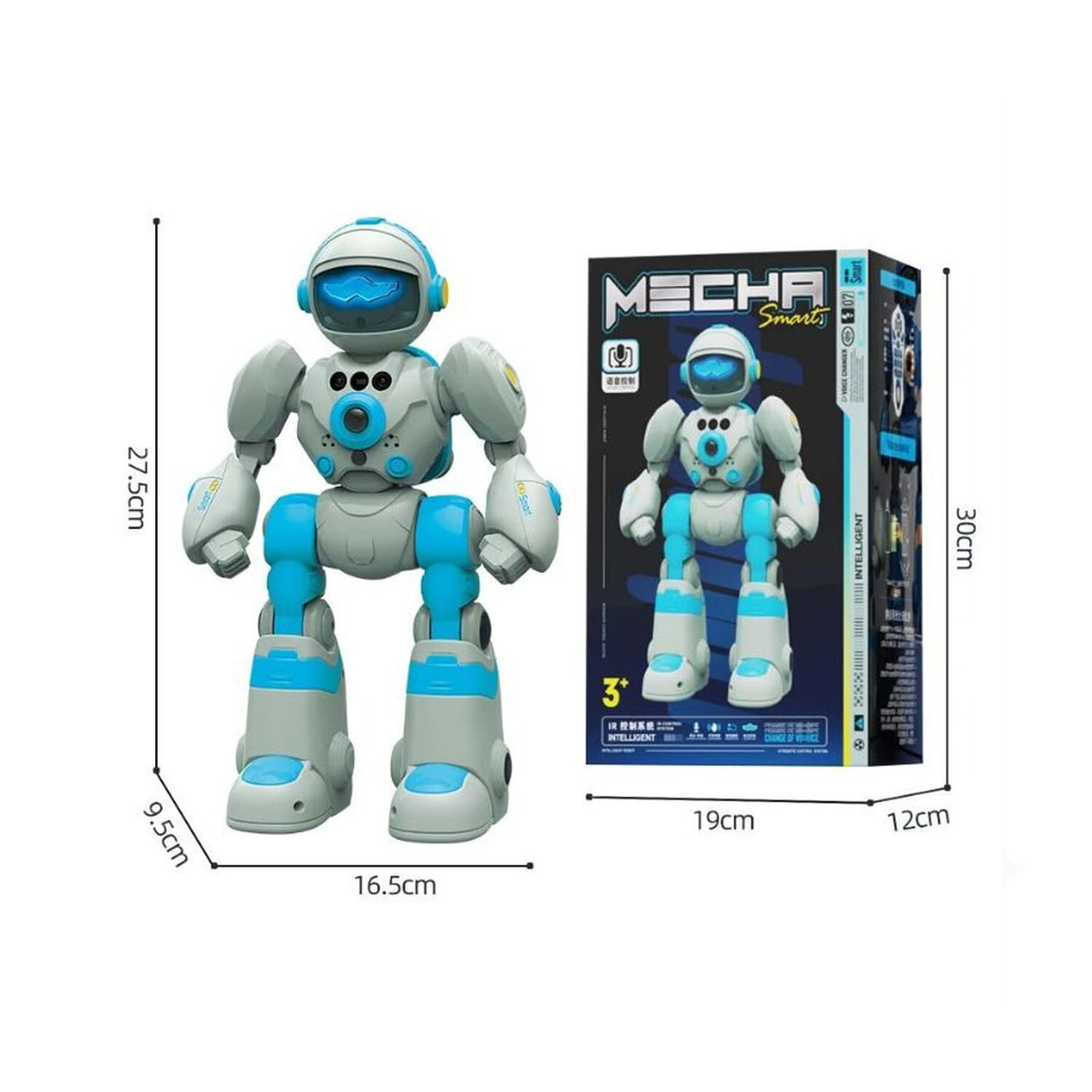 Robot De Juguete Inteligente Mecha Smart Control De Voz image number 1.0