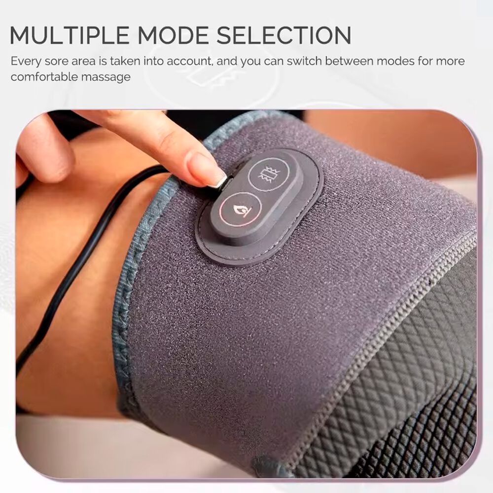 Masajeador El&eacute;ctrico Para Rodilla Con Calor Y Vibraci&oacute;n Ajustable image number 3.0