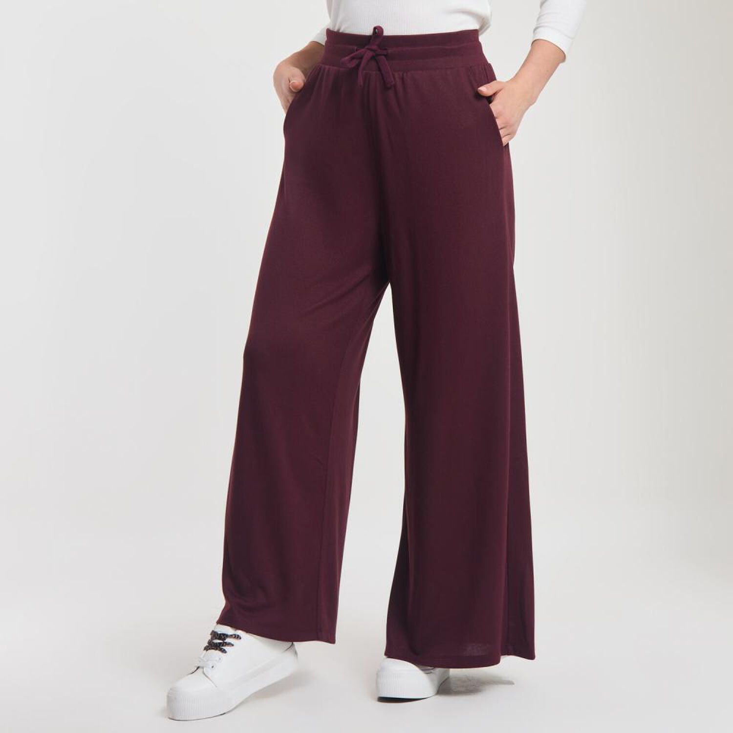 Pantal&oacute;n Tiro Medio Cullote Palazzo Mujer Sexy Large image number 2.0