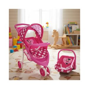 Coche Travel Jogger De Juguete Para Mu&ntilde;eca Minnie Disney
