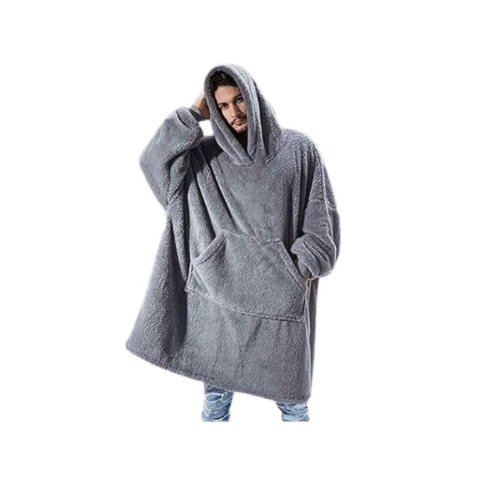 Poleron Felpa Con Capucha Manta Polar Bata Frazada Inviern image number 20.0