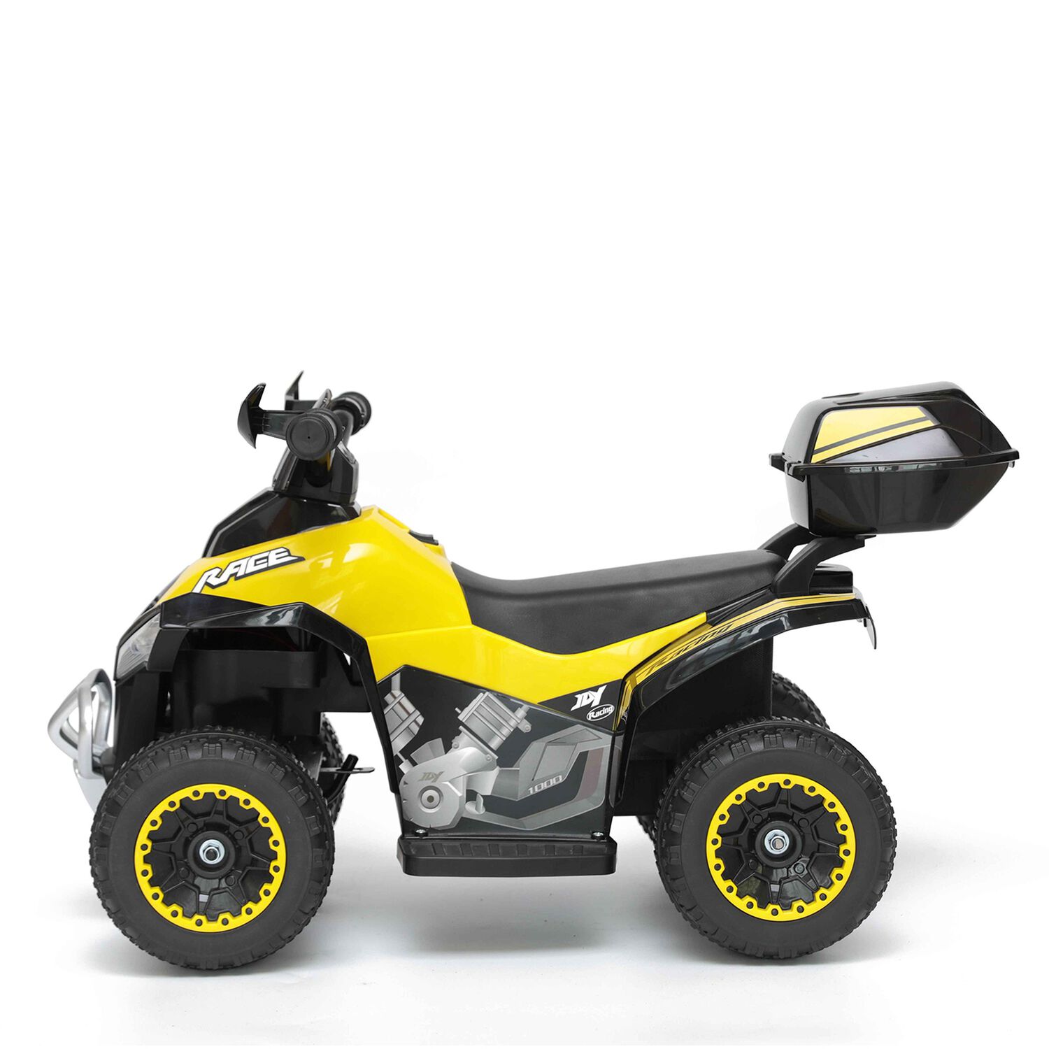 Cuatrimoto A Bater&iacute;a Quad Lx Amarilla Bebesit image number 2.0