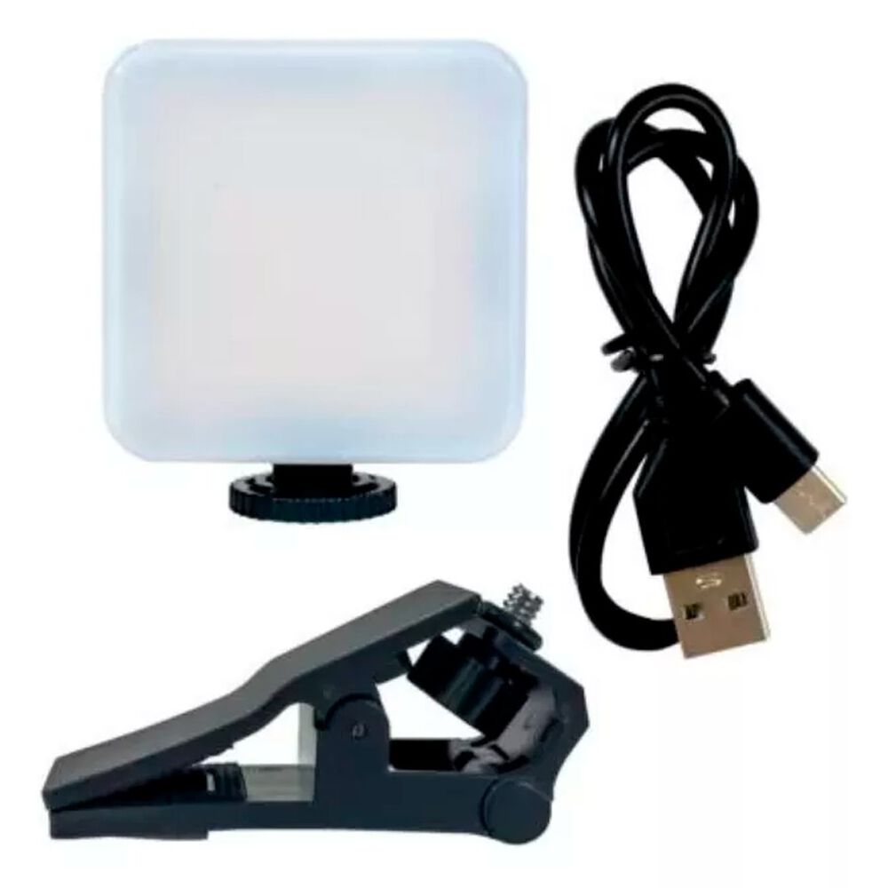 Mini Luz Led Con Clip Para Selfies Celular Tablet Laptop image number 4.0
