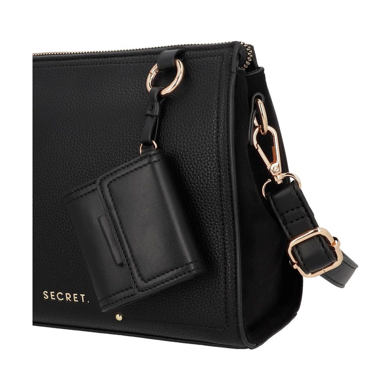 Bandolera Secret Mali St6 S Negro image number 4.0