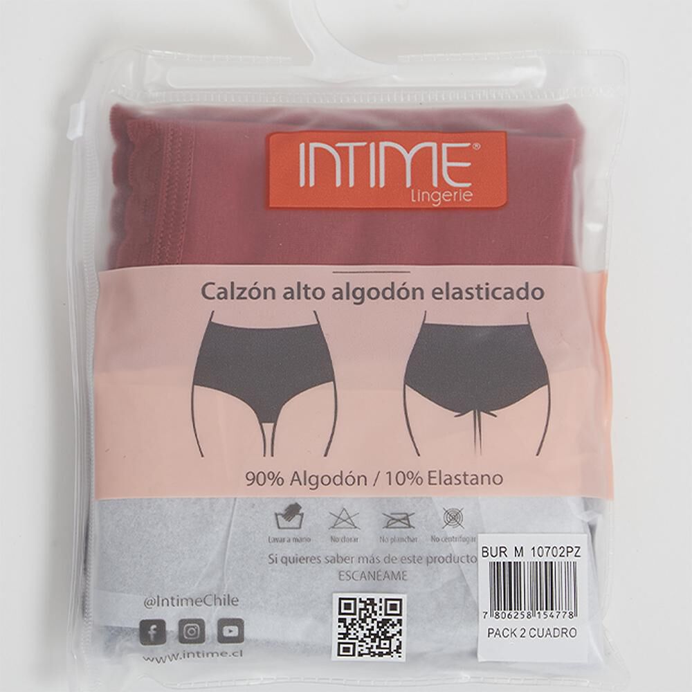 Calzón Clasico Intime / 2 Piezas image number 4.0