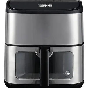 Freidora De Aire Telefunken Easyfryer 9000 1800w 9 Litros Color Negro Con Plateado