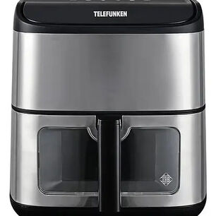 Freidora De Aire Telefunken Easyfryer 9000 1800w 9 Litros Color Negro Con Plateado