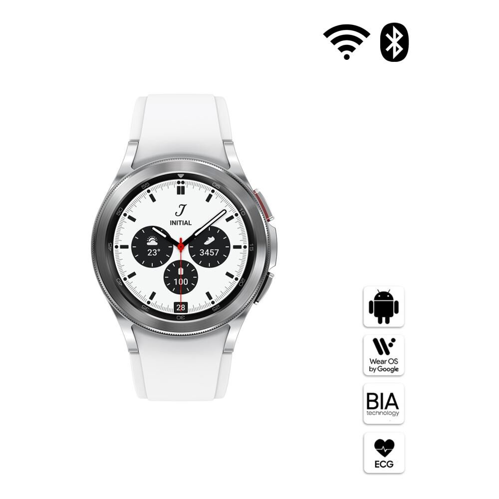 Smartwatch Samsung Galaxy Watch 4 Classic 42mm Silver LTE/ 16 Gb en Oferta  | Hites.com
