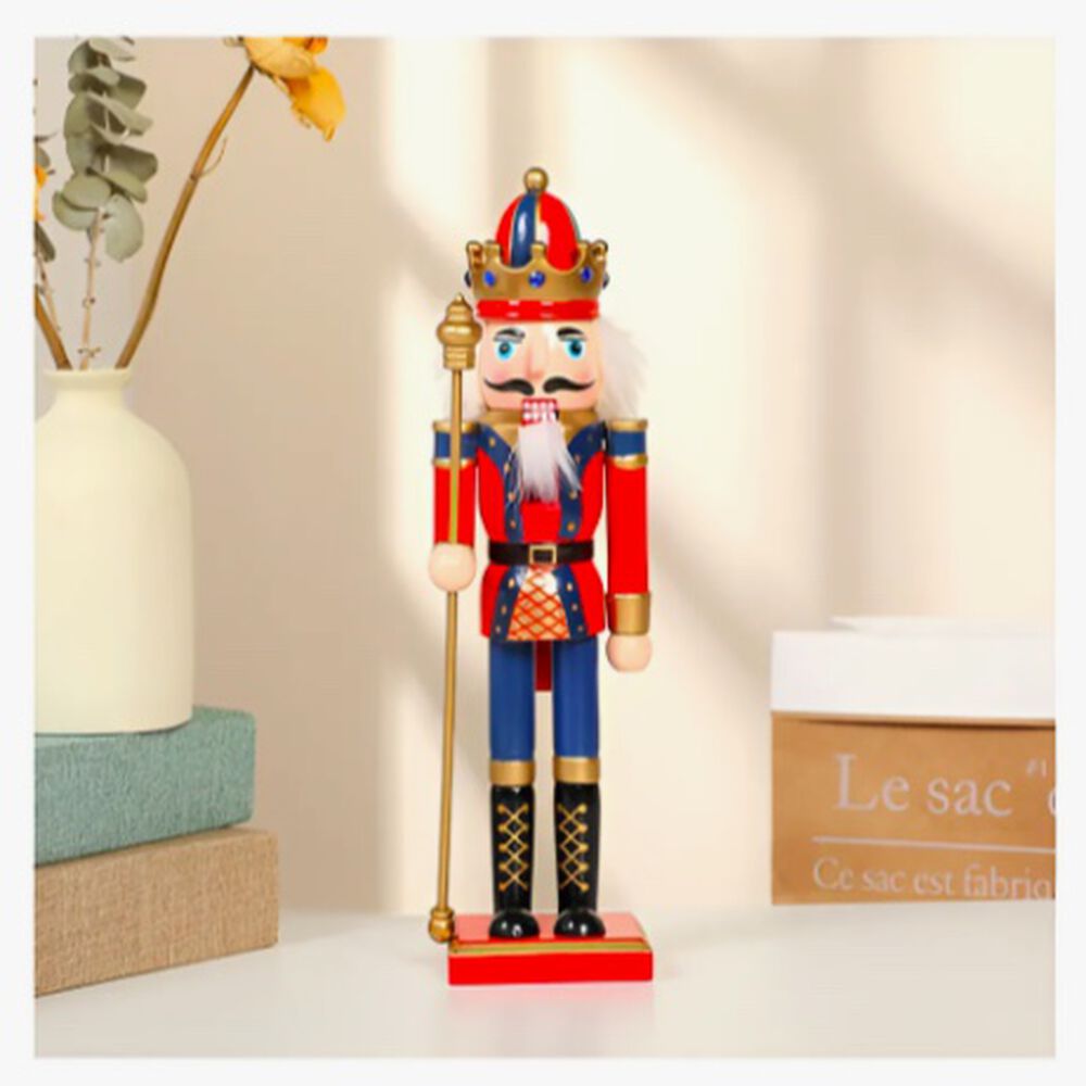 4 Marionetas De Soldado Cascanueces Navideñas image number 3.0