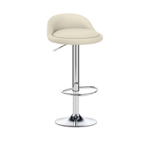 Silla Piso Bar Taburete Beige