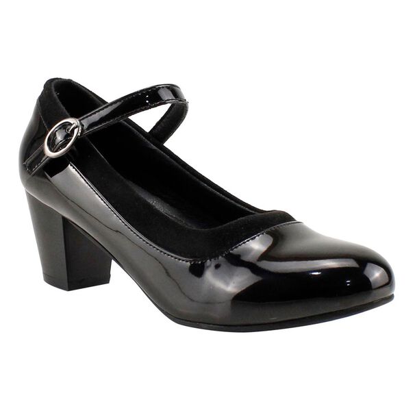 Zapato Con Taco Mujer New Walk Black