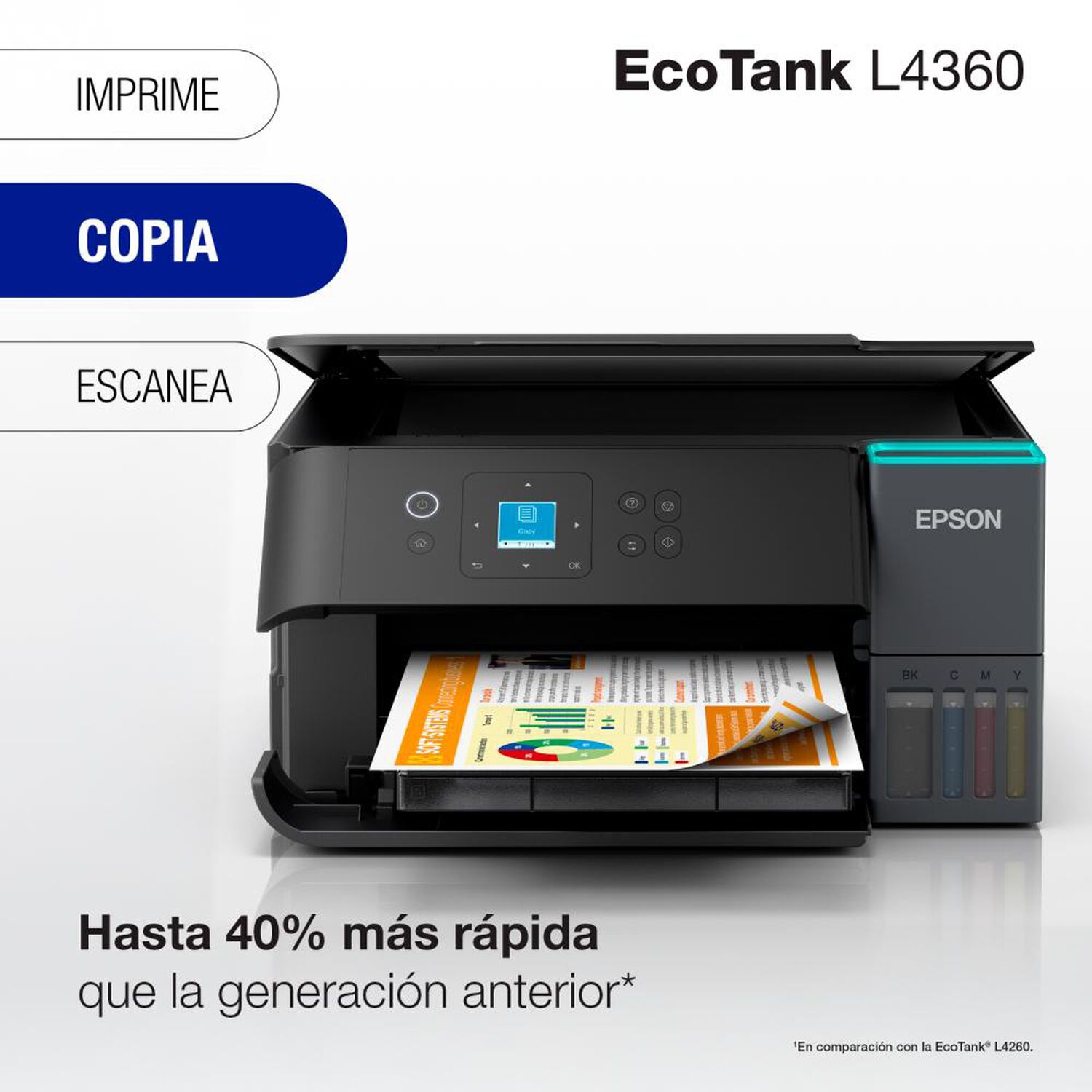 Impresora Multifuncional Epson Ecotank L4360 image number 2.0