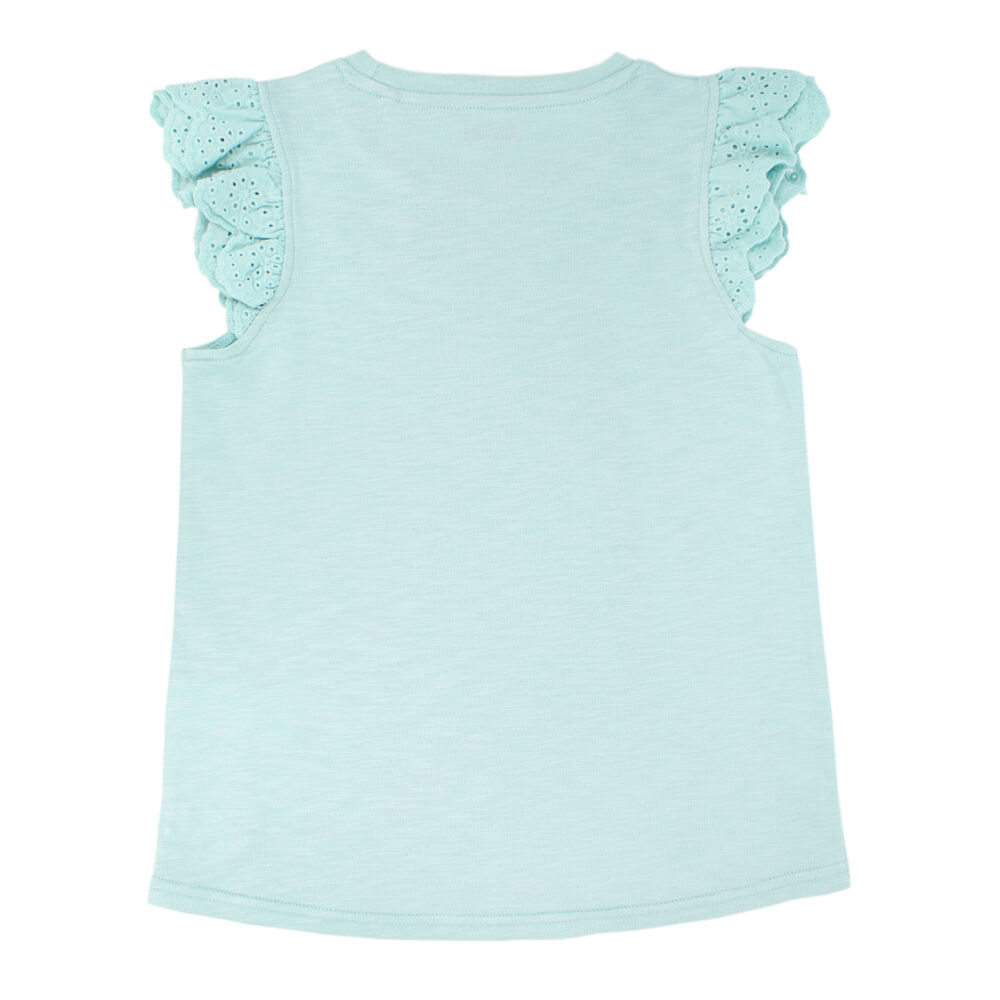 Polera Manga Corta Niña Bubblegummers Orquidea Verde image number 1.0