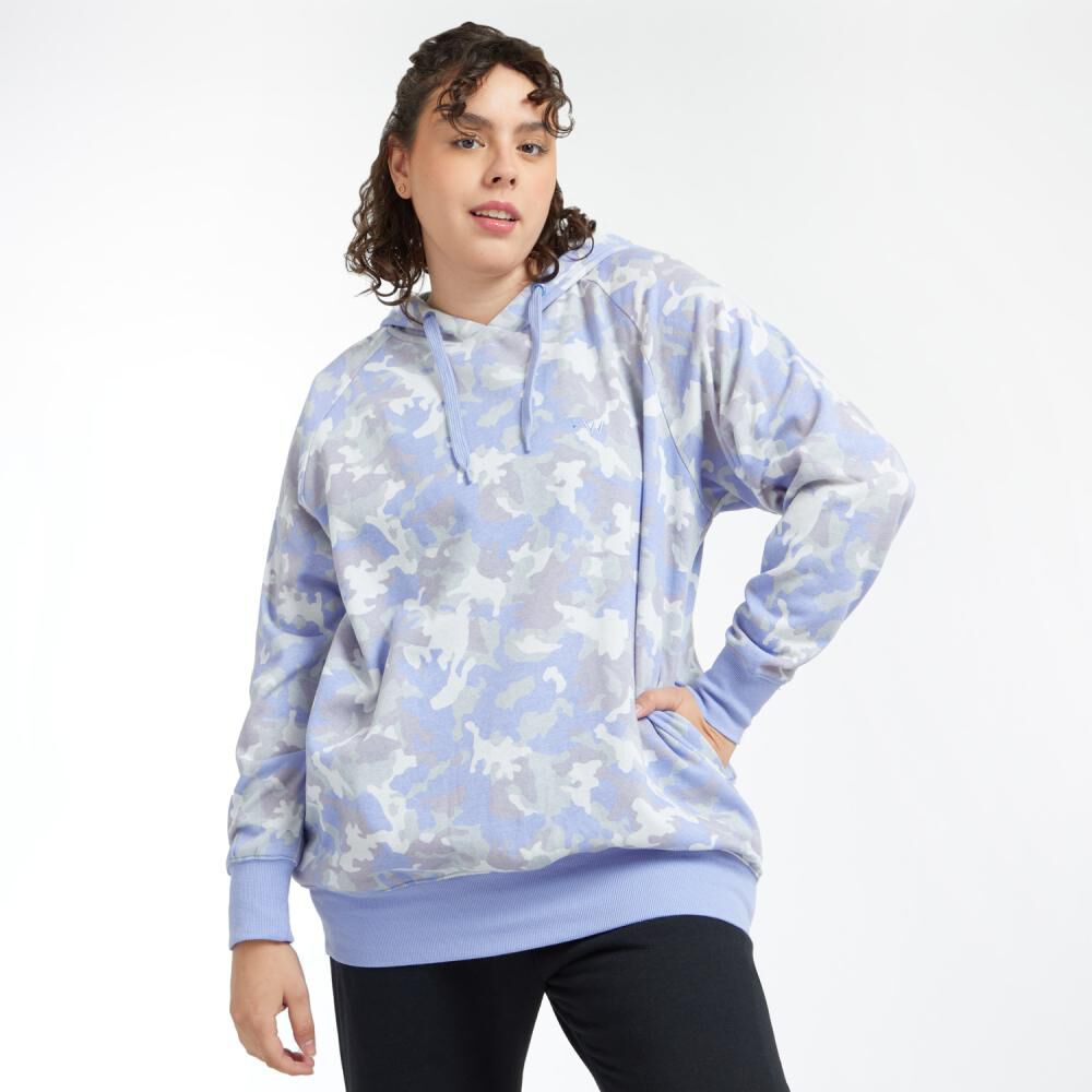 Polerón Deportivo Con Capucha Talla Grande Mujer Wetland Plus image number 0.0
