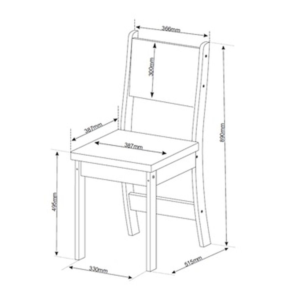 Juego De Comedor 4 Sillas Royal Beige image number 2.0