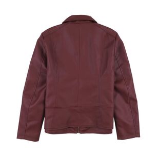 Chaqueta Ecocuero B&aacute;sica Cuello Camisero Mujer Lesage