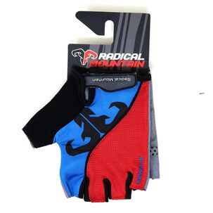 Guantes Radical Mountain Corto 1454 Azul/rojo M