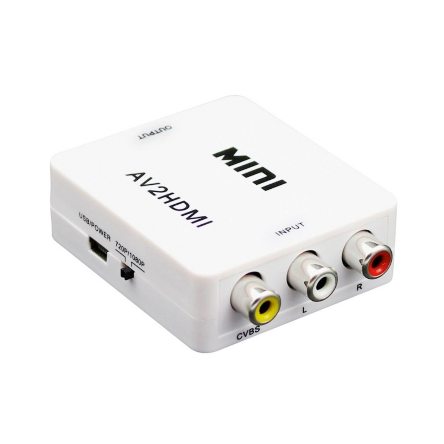 Convertidor De Av A Hdmi Con Audio Convierte Audio/video Rca En Hdmi Caja image number 2.0
