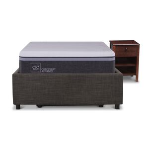 Cama Ba&uacute;l Cic Ortopedic Advance / 1.5 Plazas / Base Normal + Velador