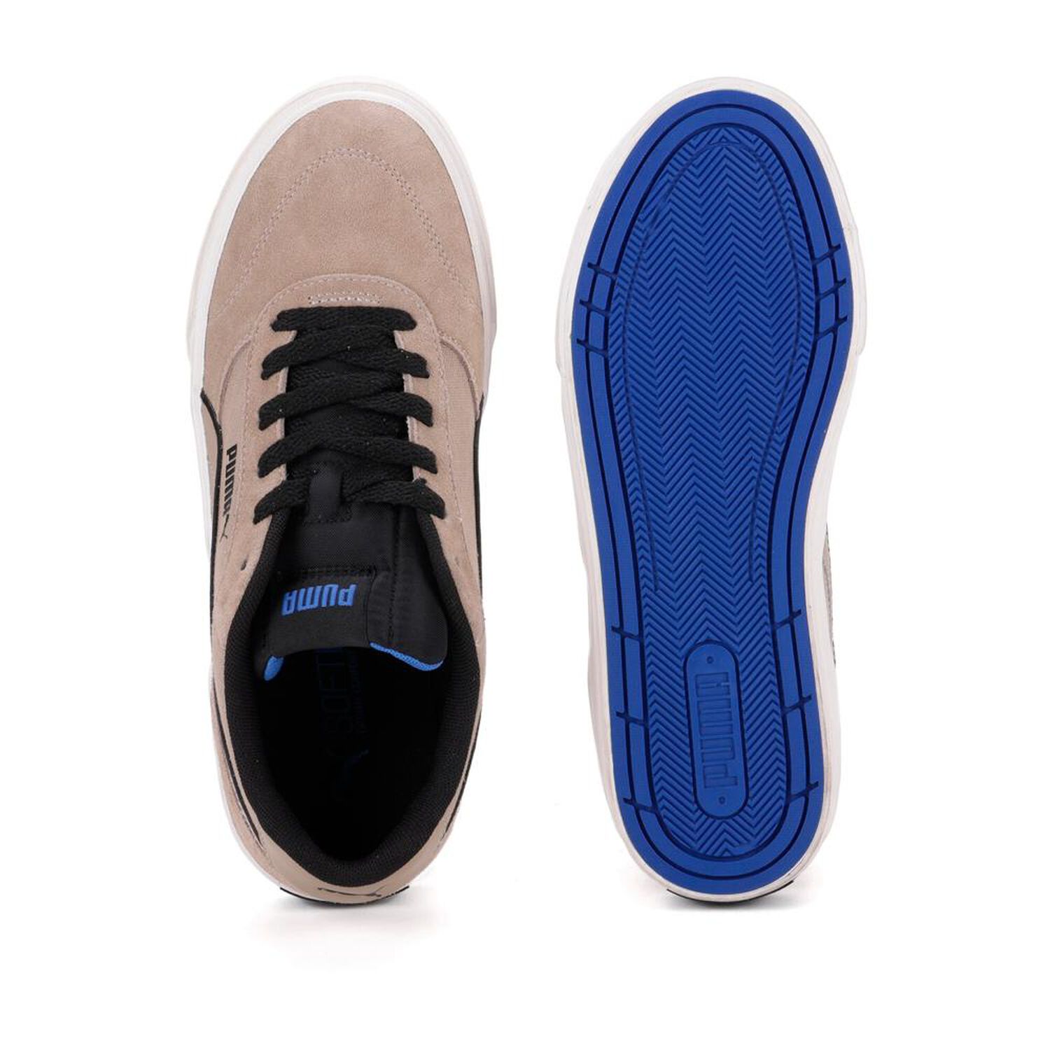 Zapatilla Urbana Hombre Puma Court Classic Beige image number 4.0