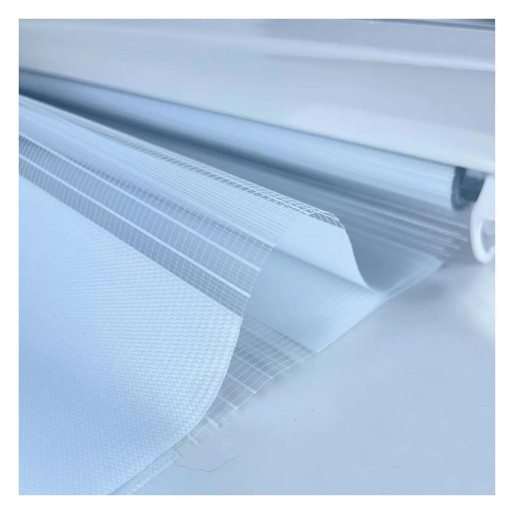 Cortina Roller D&uacute;o Zebra Blanco 140x200 Cm image number 4.0