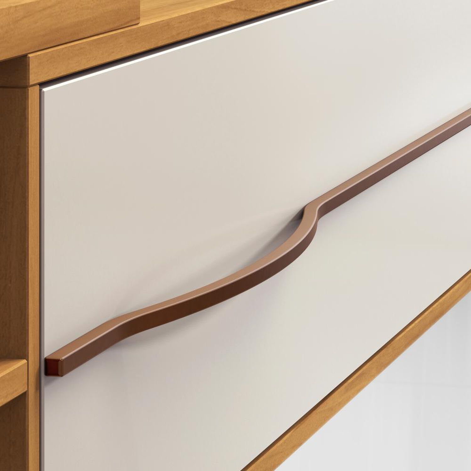 Panel Tv Home Mobili Cavadia / 2 Repisas image number 2.0