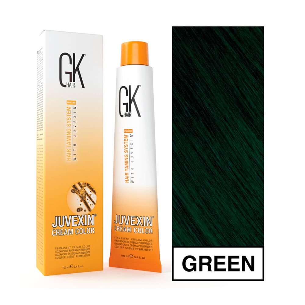 Gkhair - Tintura Cream Color Permanente Vegana 100ml + Oxidante - Green image number 0.0