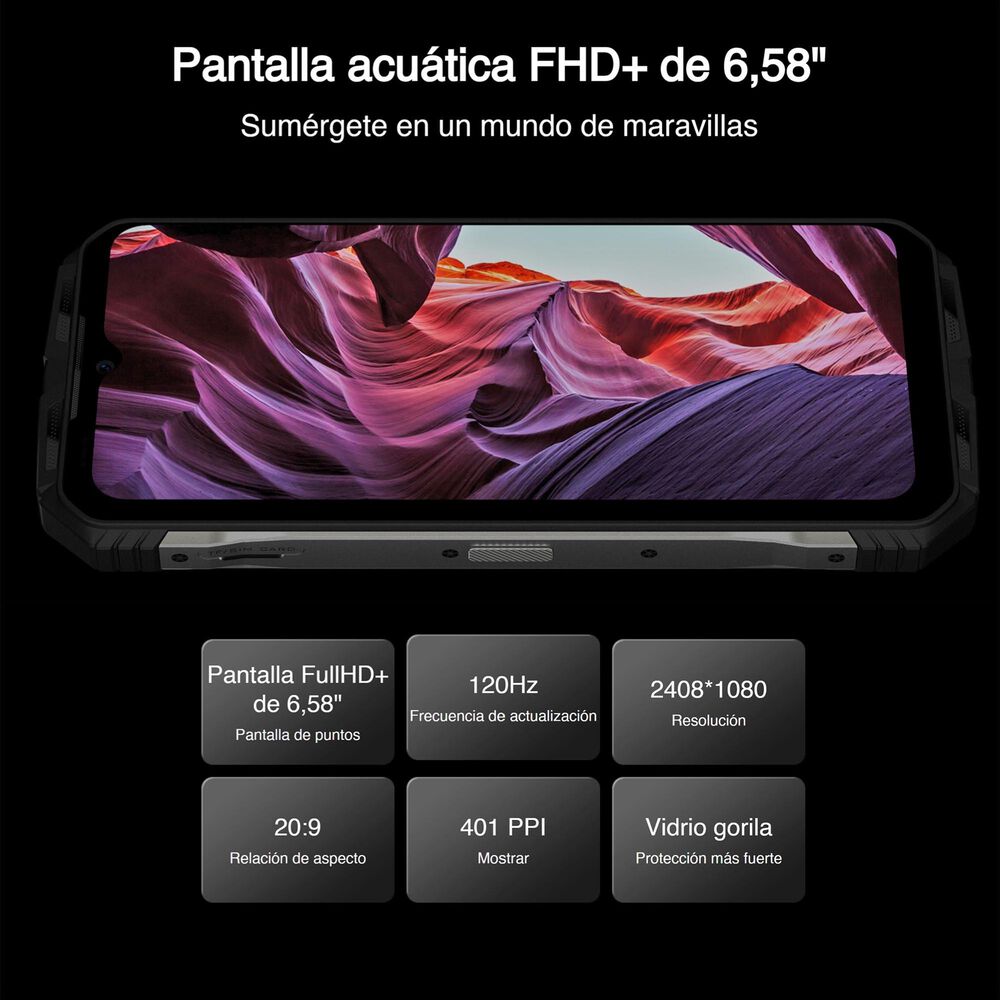 Doogee S100 Pro Resistente A Golpes, Polvo, Humedad Y Agua / Bater&iacute;a Potente, C&aacute;mara Visi&oacute;n Nocturna, Carga Inal&aacute;mbrica image number 9.0
