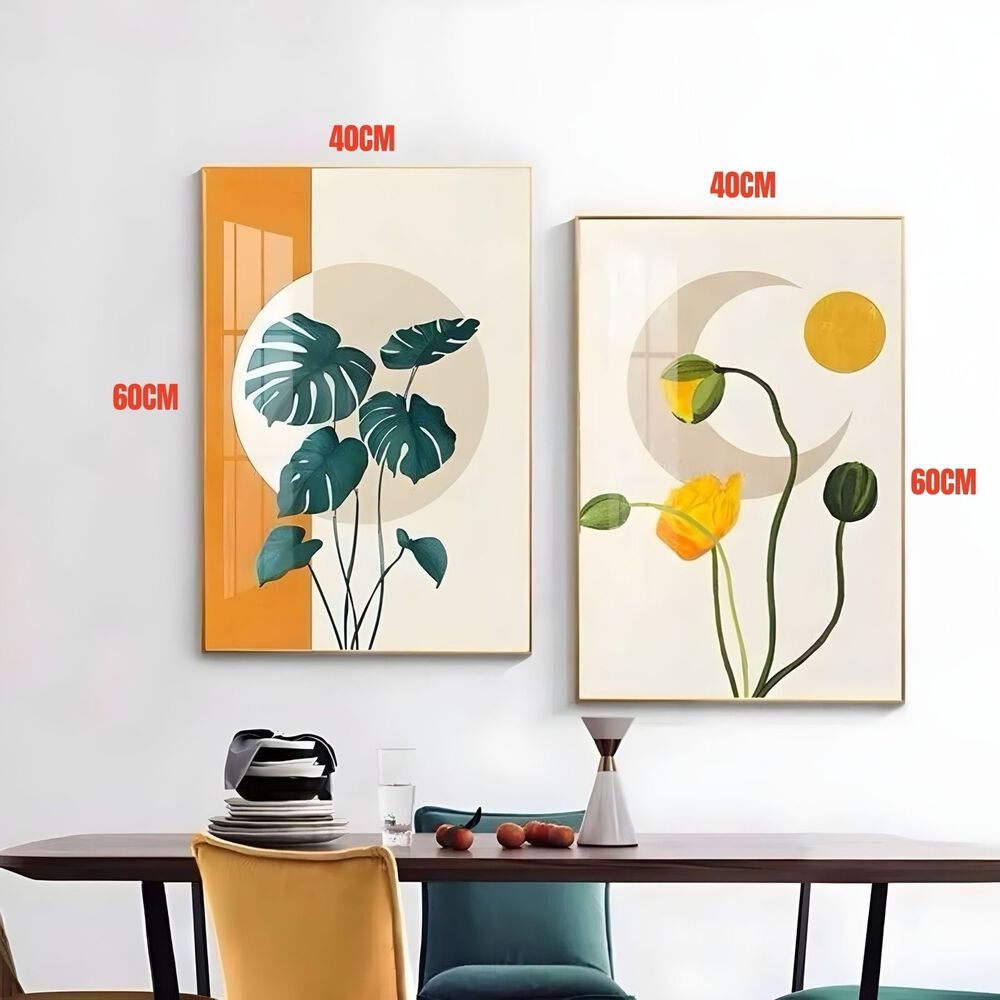 Set De 2 Cuadros Decorativos Marcos De Aluminio By Lubabycas image number 1.0