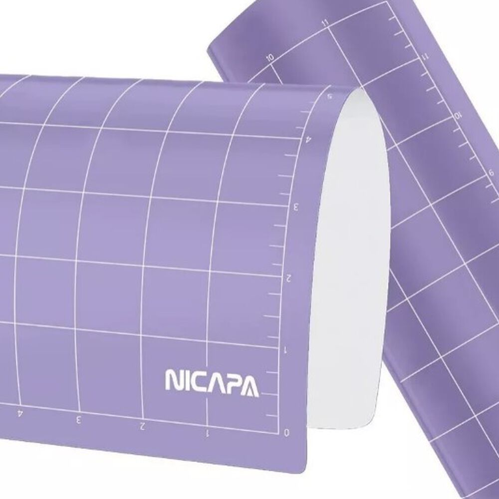 Tapete Nicapa Cameo 4/3/2/1 Silhouette 30x30 Cm Adher Fuerte. Morado image number 3.0