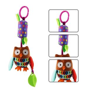 Juguete Sonajero Con Mordedor Buho Para Bebe
