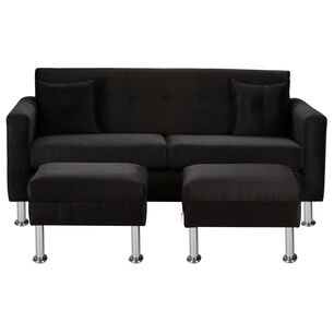 Sof&aacute; Bodevir New Retro / 3 Cuerpos + 2 Pouf