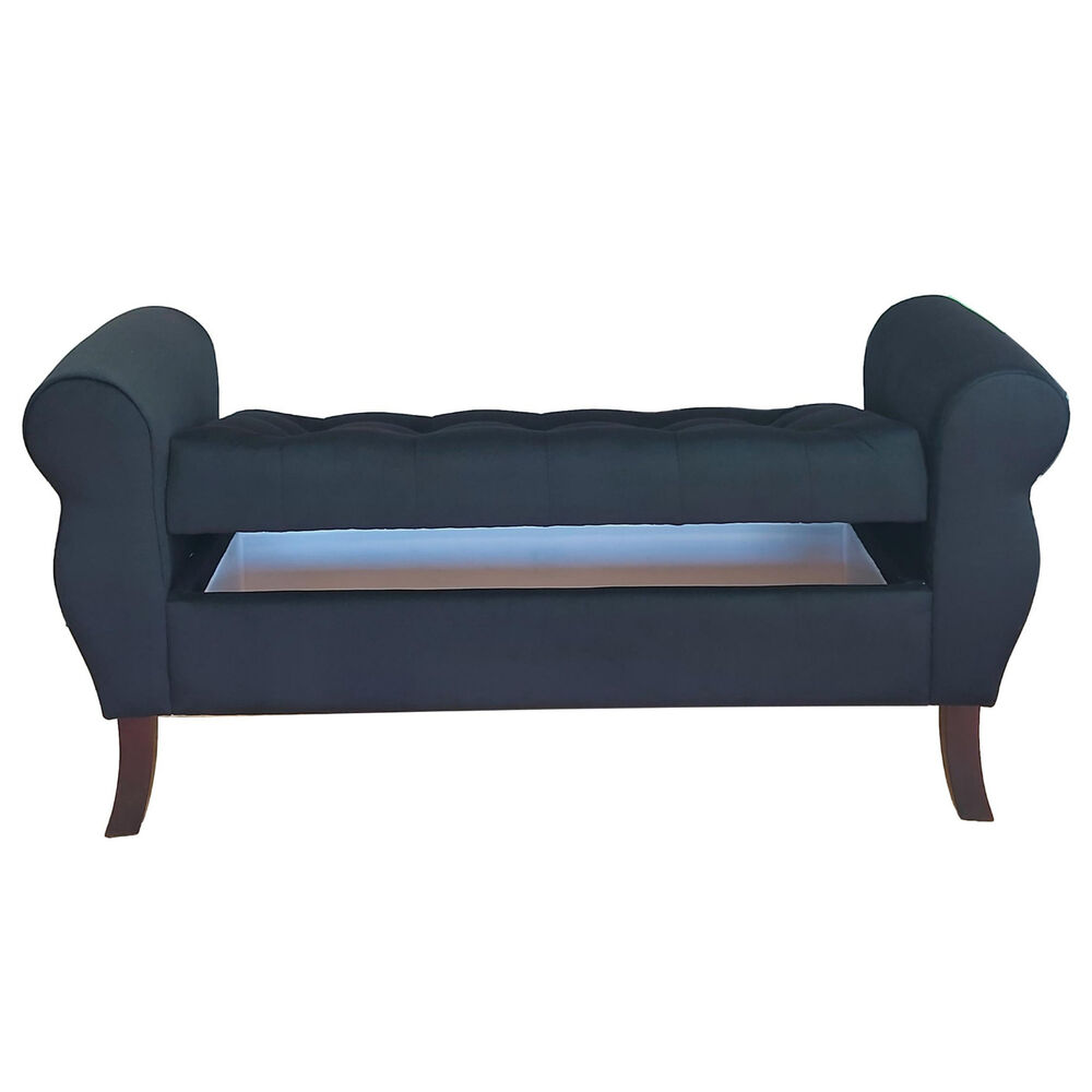 Banqueta Baul Diva Color Negro image number 1.0