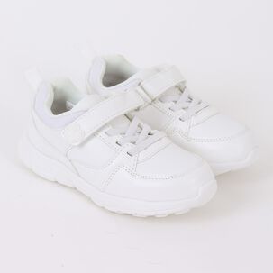 Zapatilla Escolar Ni&ntilde;a Minnie Mouse Blanco Disney