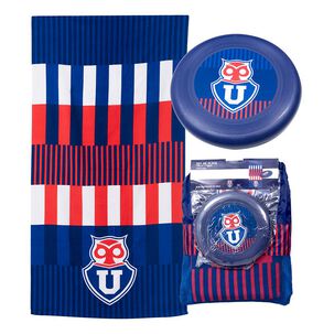 Toalla De Playa Infantil Con Jockey U De Chile Stroke / 140x70 Cm Toalla De Playa Infantil Con Jockey U De Chile Stroke / 140x70 Cm