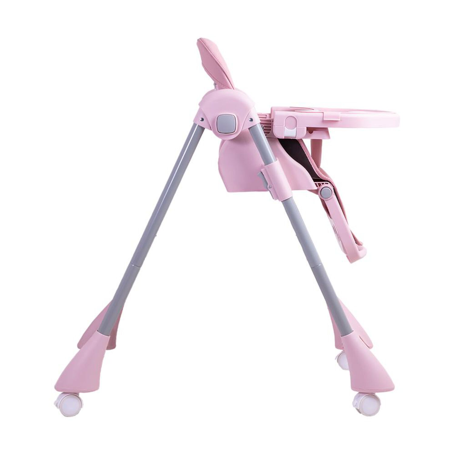 Silla De Comer Bebesit Bebe Reclinable Plegable Easy Eat Rosada image number 2.0