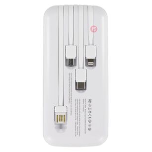 Power Bank 15000mah 22.5w Con 4 Cables Integrados Colores - Ps