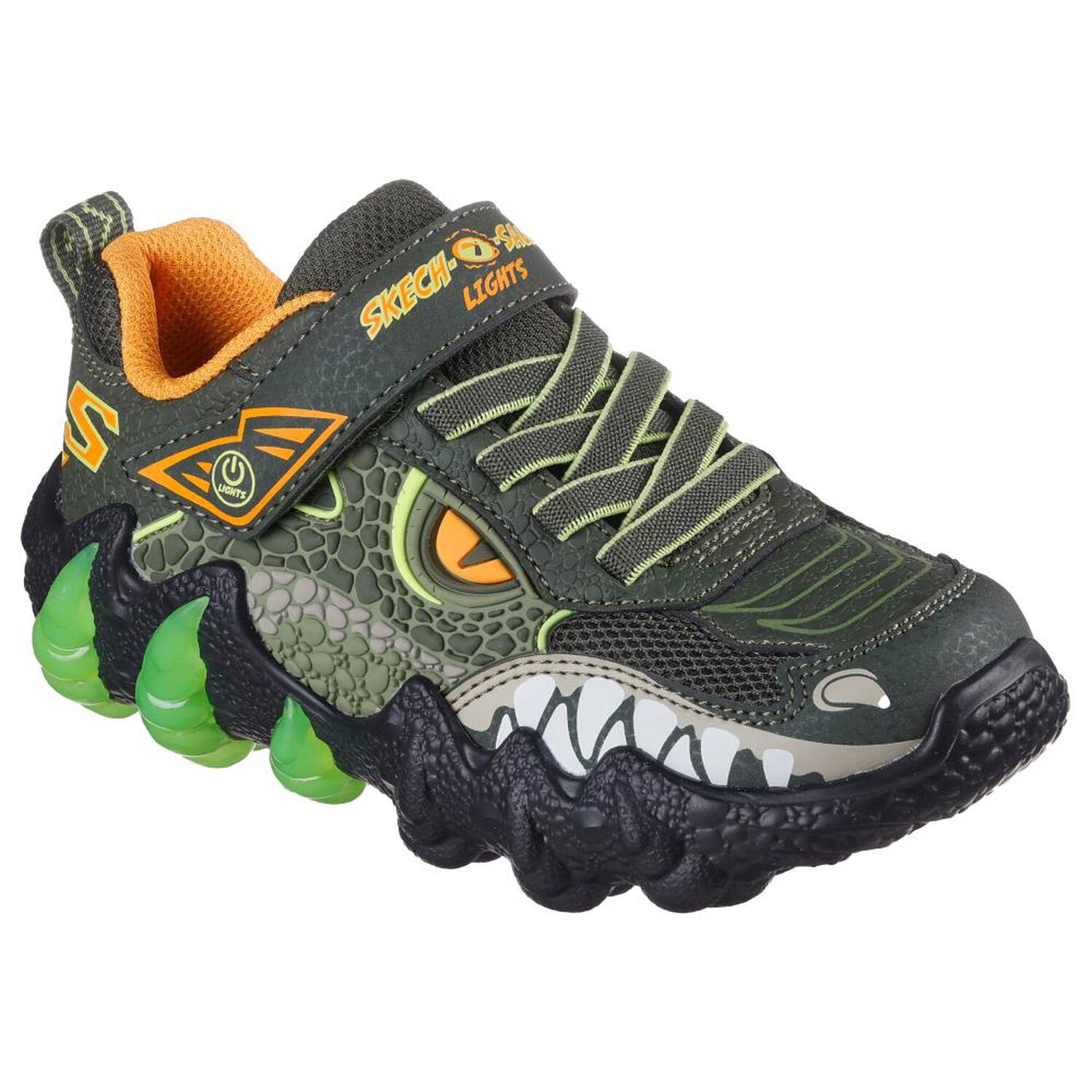 Zapatilla Infantil Ni&ntilde;o Skechers Skech-o-saurus Lights 2.0 Olv image number 5.0