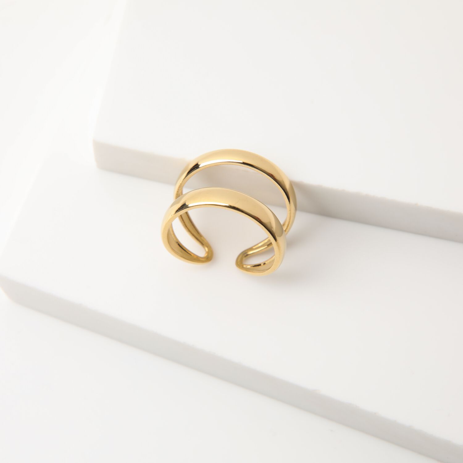 Anillo 19v69 Dorado Mujer Str199 image number 1.0