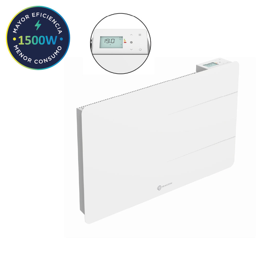 Estufa Radiador Calefactor &Oacute;nix Cer&aacute;mico Blanco 1500w Primaterm image number 2.0