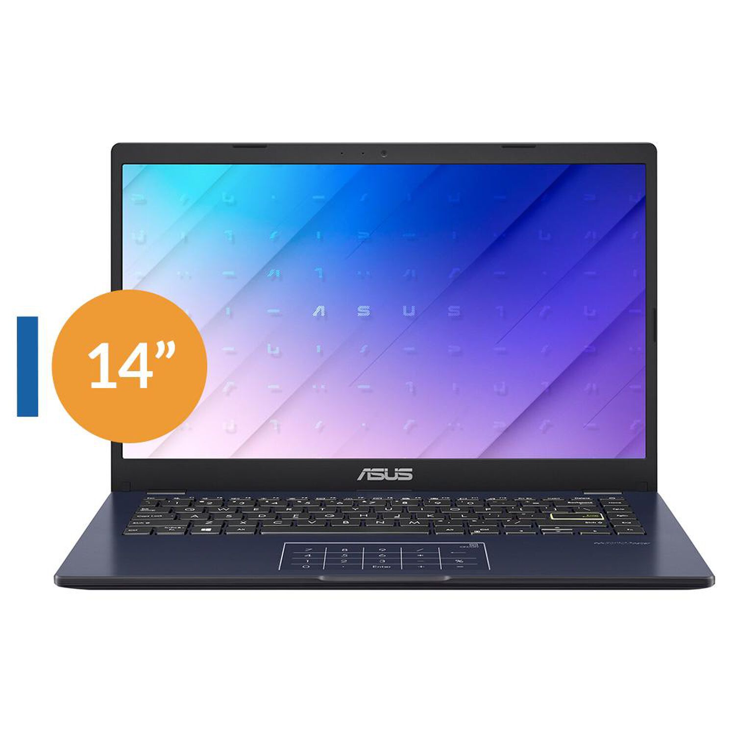Notebook Asus L410 / Intel Celeron / 4 Gb Ram / 64 Gb Ssd / 14" / Teclado En Ingl&eacute;s (Teclado y sistema en ingles, configurable al espa&ntilde;ol) image number 0.0