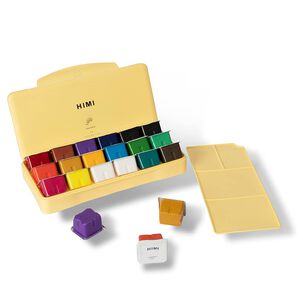 Set Himi Gouache 18 Colores / 30gr (sin Pincel) Amarillo