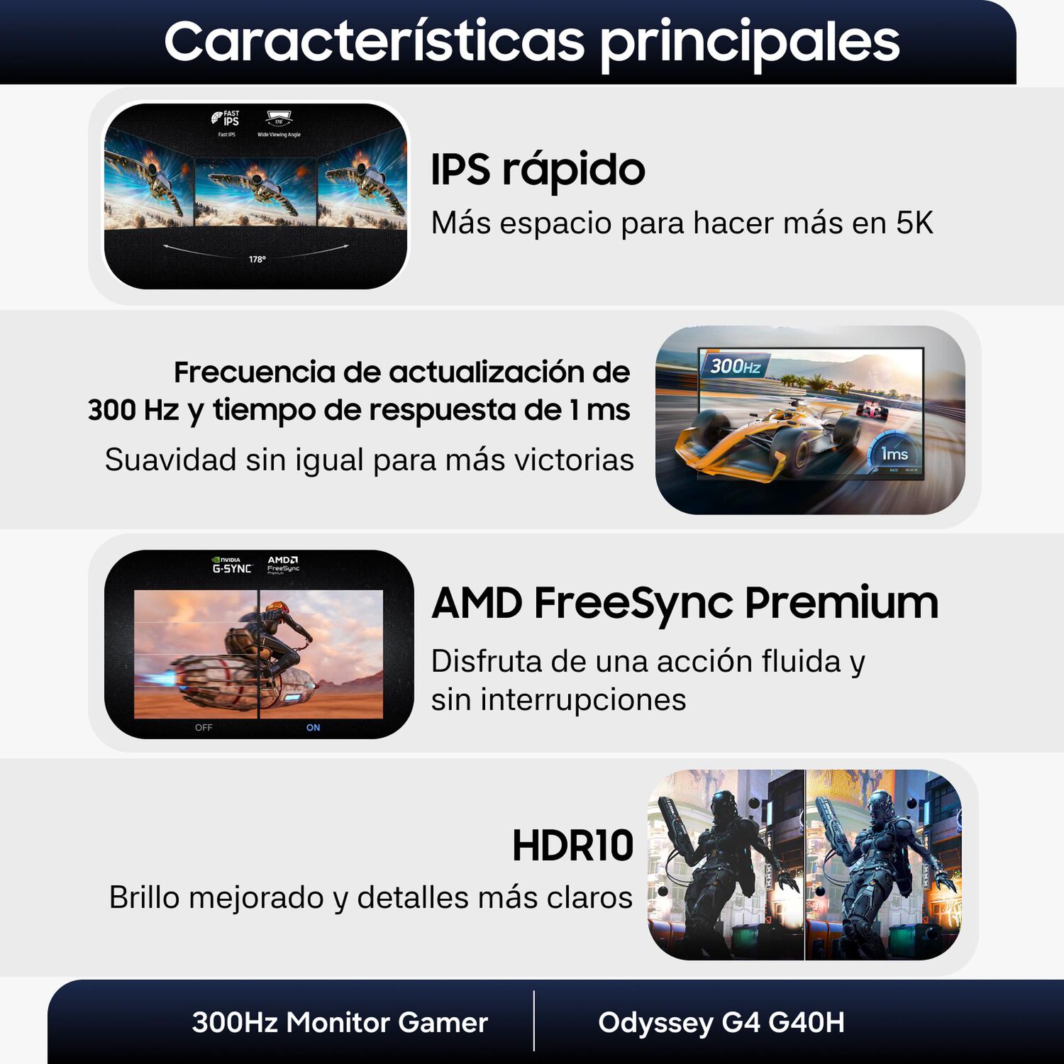 27 Odyssey G4 G40h Fhd 300hz Monitor Gamer image number 5.0
