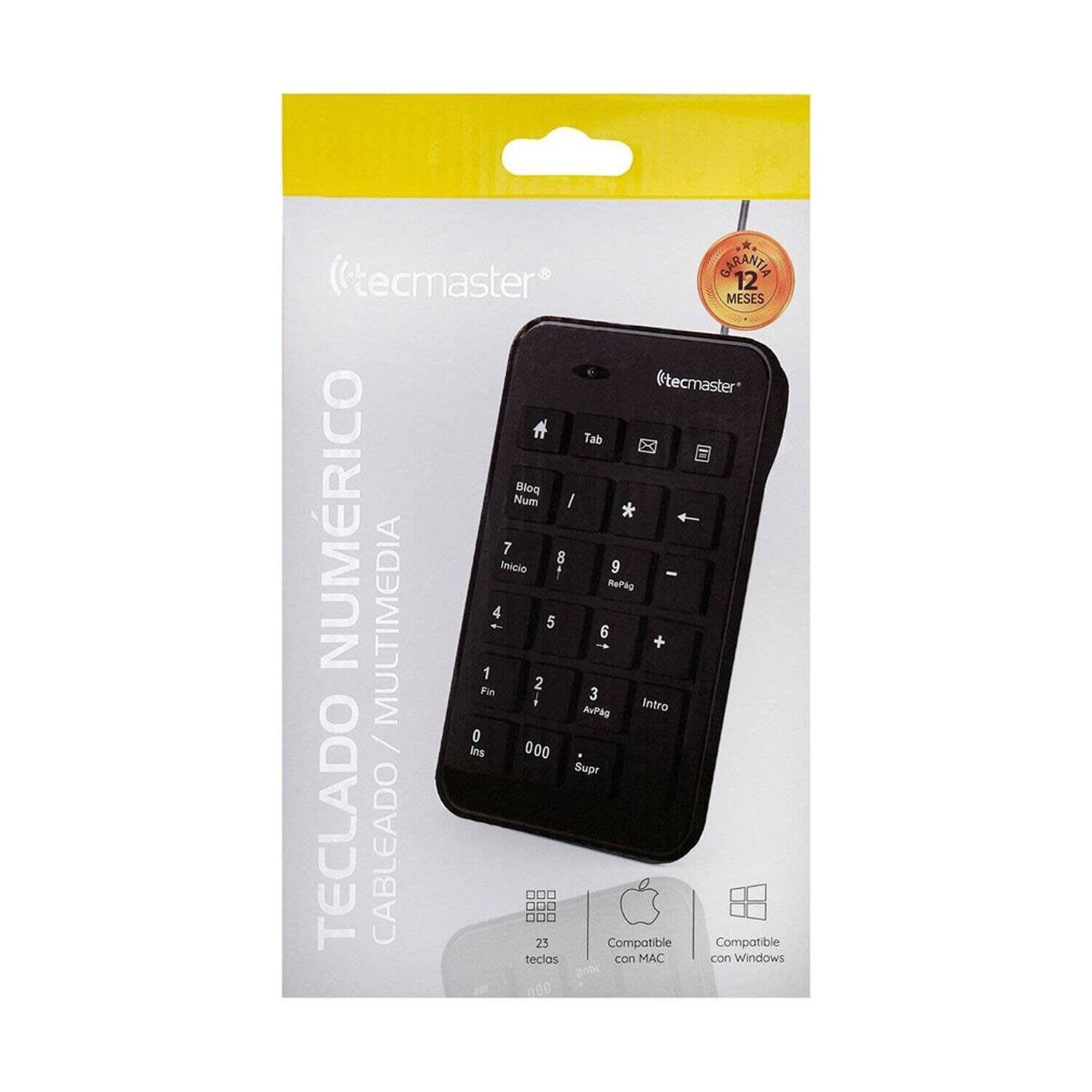 Teclado Num&eacute;rico Usb Profesional De Teclas Planas Tm-100504 image number 4.0