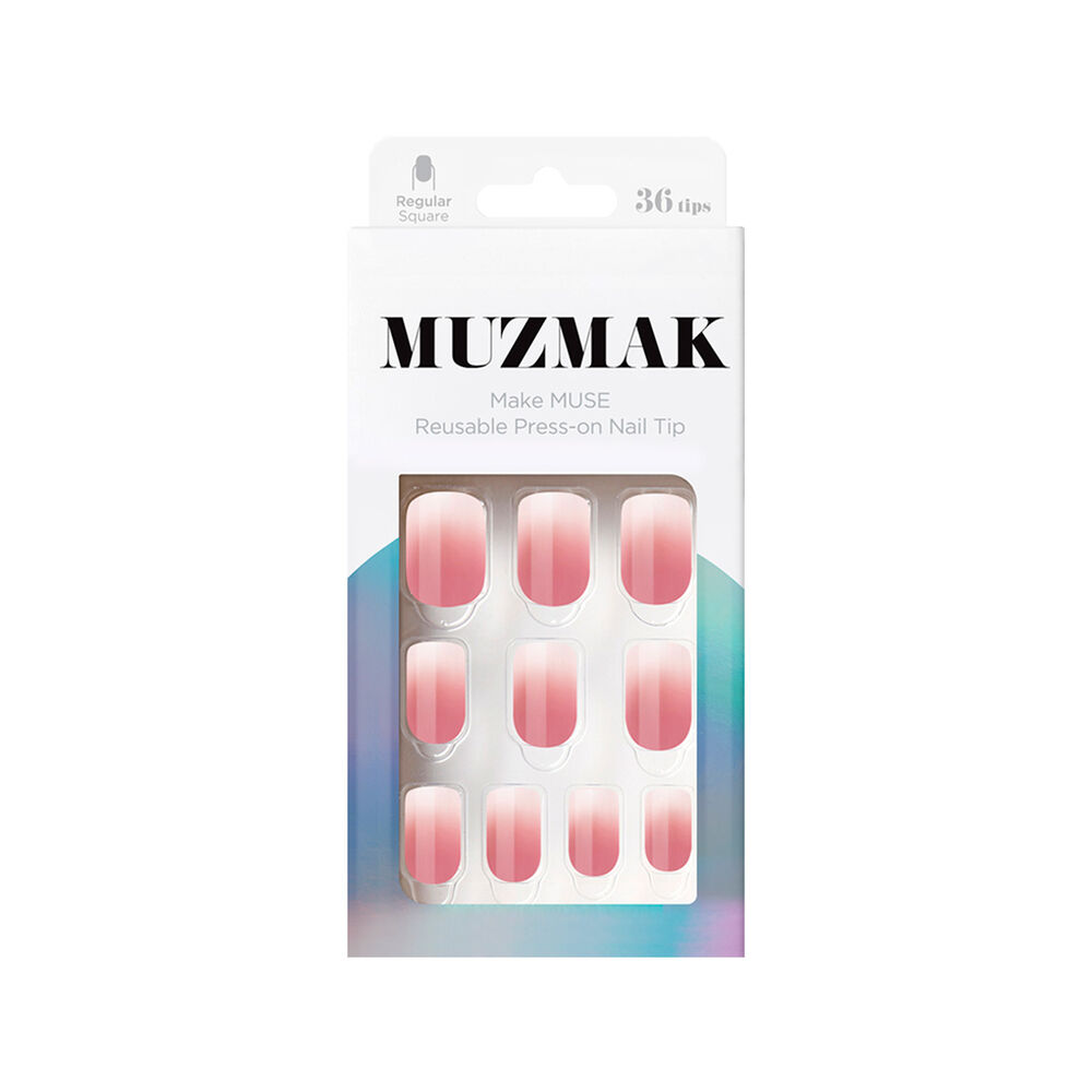 Muzmak - Uñas Press On Dove Regular Square 36 U. image number 0.0