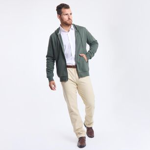 Poler&oacute;n Liso Regular Cuello Alto Con Capucha Hombre Herald