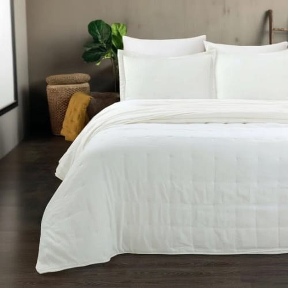 Cubrecama De Algod&oacute;n Bordado 1.5 Plazas image number 4.0